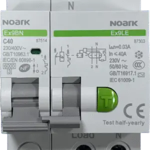 Wellborne Disjoncteur différentiel NF C40 monophasé